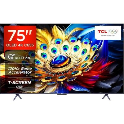 تصویر  تلویزیون تی سی ال مدل 75C655 سایز ۷۵ اینچ QLED UHD 4K هوشمند