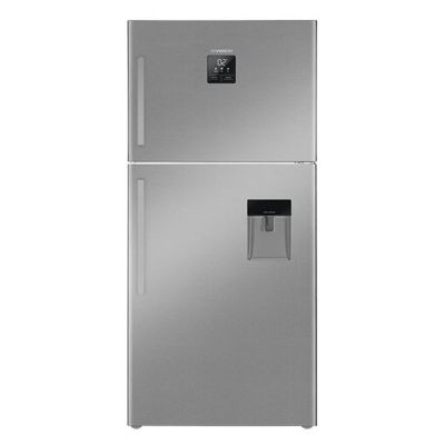 تصویر  یخچال فریزر ایکس ویژن مدل TT582 ظرفیت ۲۶ فوت رنگ نقره ای